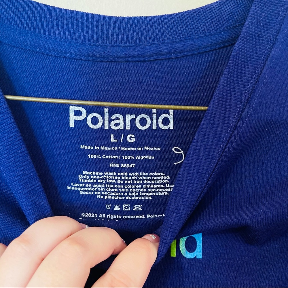 NWT Purple Polaroid Knit Tee - Picture 4 of 7